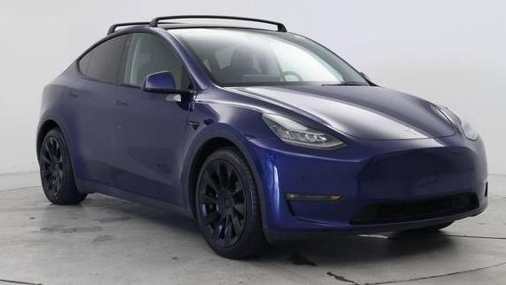 TESLA MODEL Y 2021 5YJYGAEE2MF160106 image